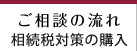 ご相談の流れ≪相続税対策の購入≫