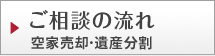 ご相談の流れ≪空家売却・遺産分割≫